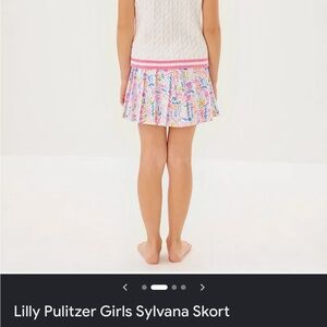 Lilly Pulitzer Girls Multicolor Skort NWT